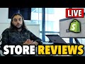 💻 REVIEWING YOUR SHOPIFY DROPSHIPPING STORES LIVE WITH (THE ECOM KING DECEMBER)