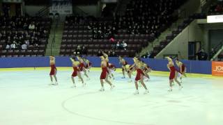 2012 Les Supremes Junior Free Program Winterfest Synchronized Skating