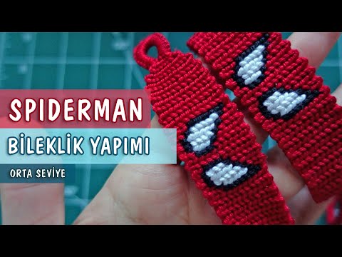 Örümcek Adam Bileklik Yapımı / Örümcek Adam Alpha Bileklik Yapımı