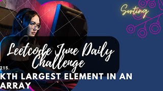 215. Kth Largest Element in an Array || Leetcode Medium || Sorting ||  Cpp