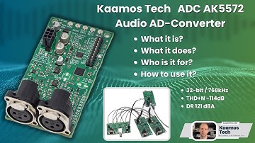 Kaamos Tech ADC AK5572 Audio AD-Converter introduction - what it is and how to use it