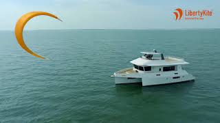LibertyKite® on Leen 56_Motor trimaran