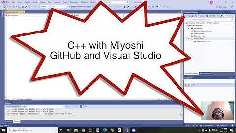 C++ with Miyoshi - GitHub and Visual Studio