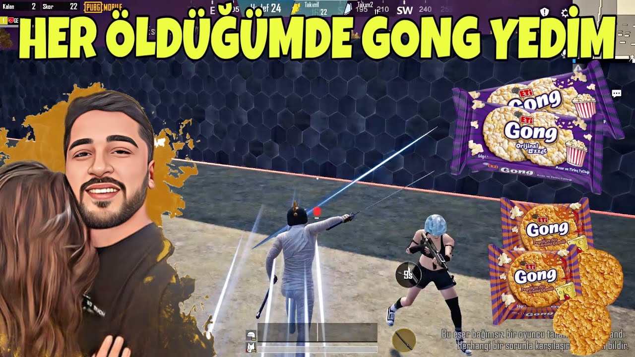 AYŞO'YA HER ÖLDÜĞÜMDE 'ETİ GONG' YEDİM, AĞZIM KAYIŞ GİBİ OLDU! -PUBG MOBİLE