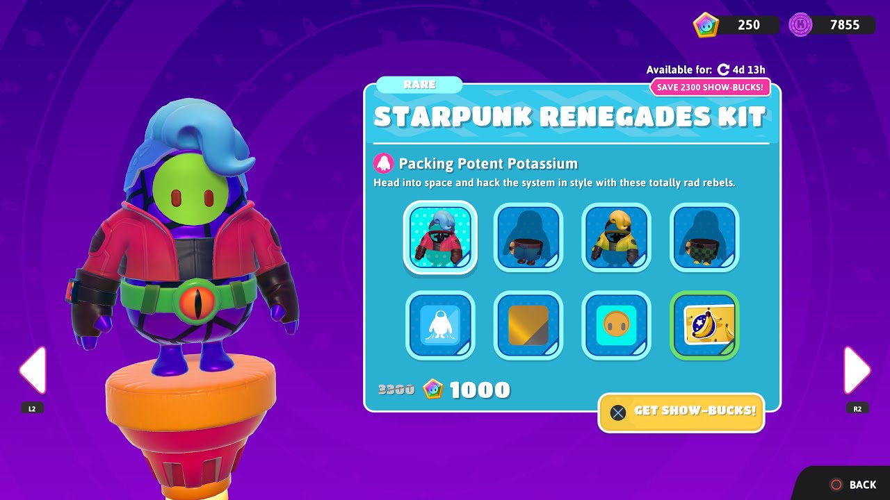 HOW TO GET STARPUNK RENEGADES DUO KIT SKIN IN FALL GUYS! (Jetpack ...