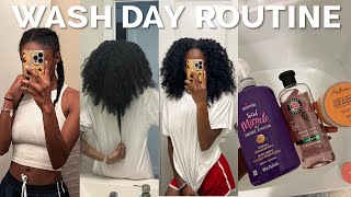 My Natural Hair Wash Day Routine For Long Healthy Hair Growth