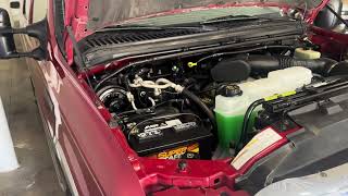2001 Ford Excursion V10 - Cold Start