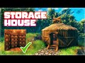 How to build an organised storage house  valheim