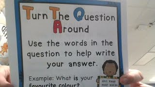 Writing - Turn the Question Around
