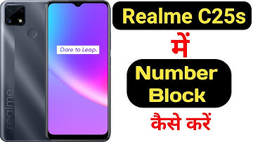 How to block any number in Realme C25s || how to add any number in blacklist on Realme C25s ||