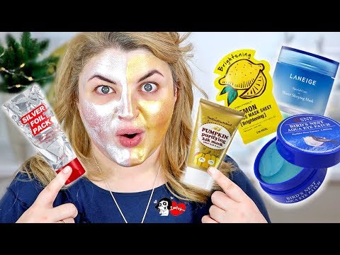 5 ТИПОВ КОРЕЙСКИХ МАСОК, КОТОРЫЕ ВЫ ДОЛЖНЫ ПОПРОБОВАТЬ!