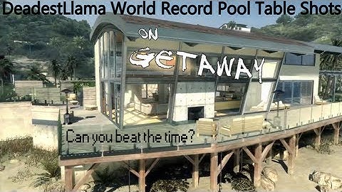 MW3 Getaway Pool-Worlds Fastest Time to Sink All 15 Balls