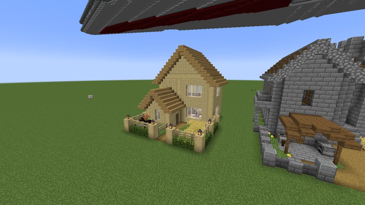 How to build a 2 story birch house in Minecraft (Tutorial) - YouTube