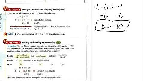 3.2 Adding and Subtracting Inequalities