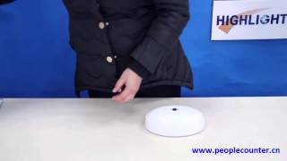 How to install HPC008 camera people counter
