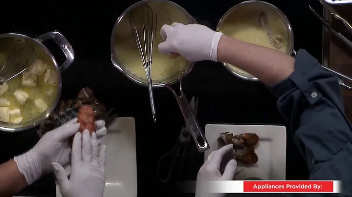 Lemon Butter Poached Lobster Tails