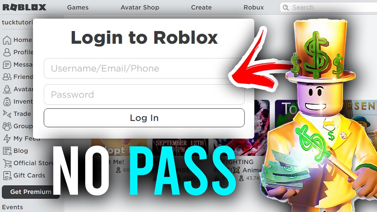 How To Login To Your Roblox Account Without Password - Full Guide 