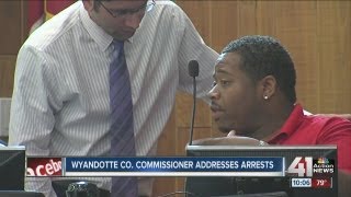 Wyandotte County Commissioner responds to arrests