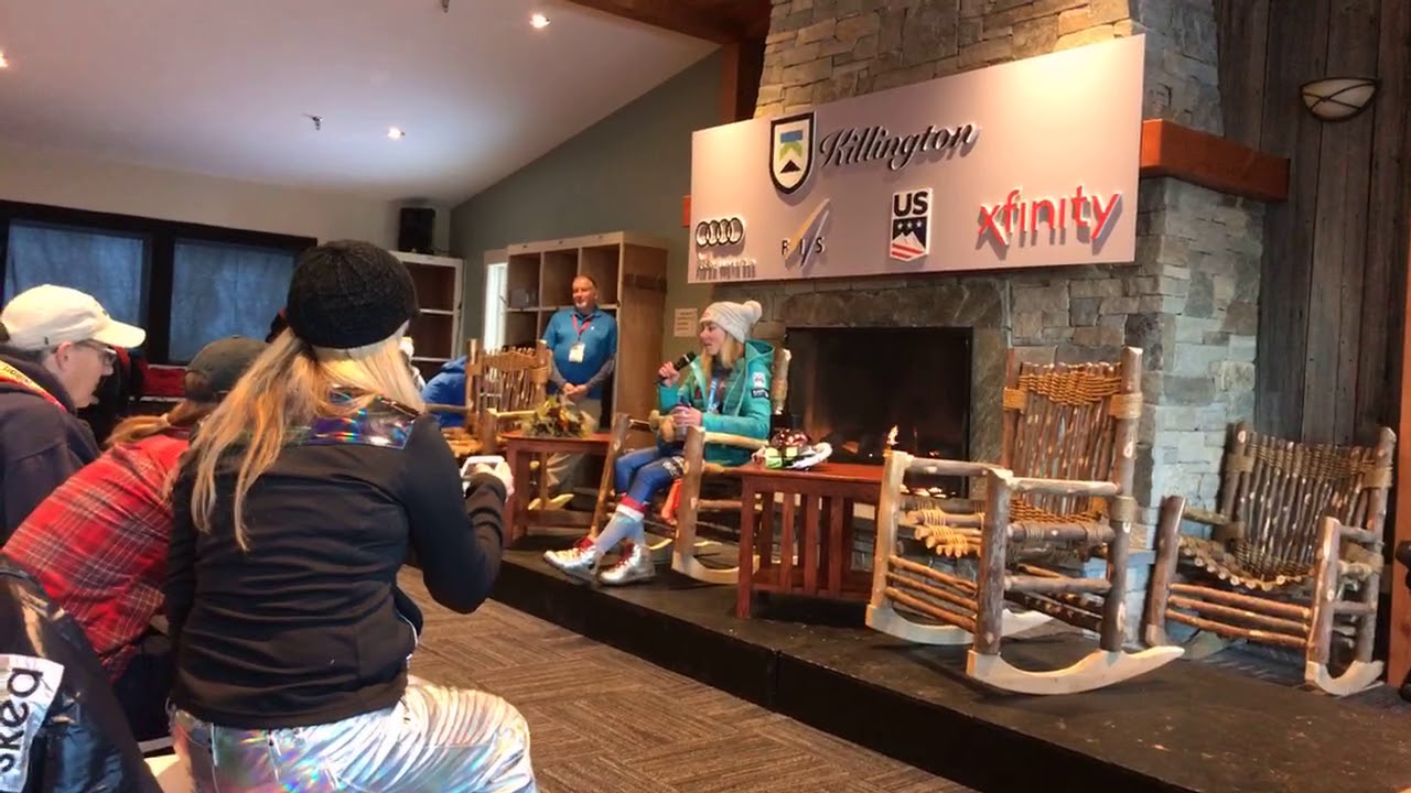 Mikaela Shiffrin talks about World Cup slalom win.
