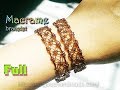 basic Macrame Bracelet Tutorial - Unisex cuff bracelet - full version ( slow ) 289
