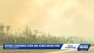 Florida's Big Cypress National Preserve wildfire spreads to 30,000 acres, with no containment