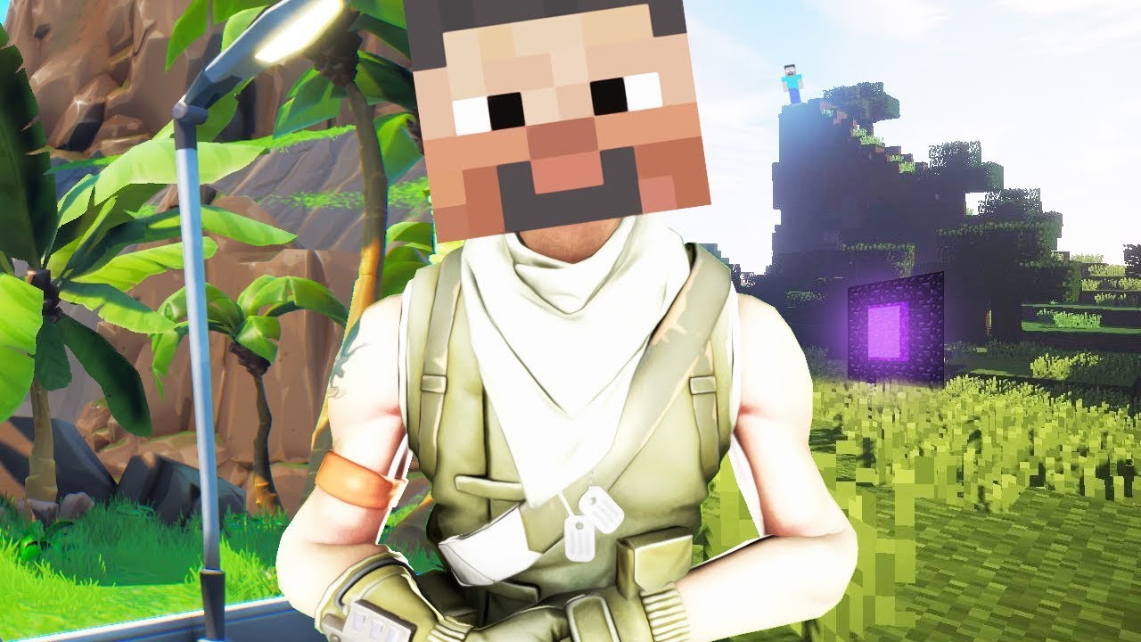 Kiedy Minecraft wejdzie za mocno w Fortnite!