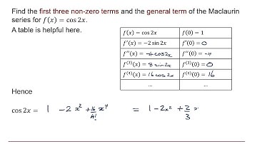 MEI Core Pure: Sequences & series 3-2