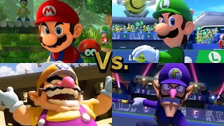 Mario Tennis Aces Mario Bros Vs. Wario Bros