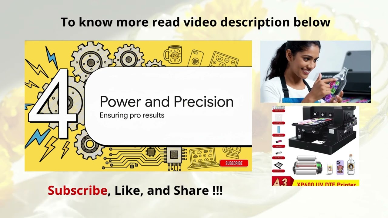 A3 UV DTF Printer: Unlock Customization for Pens, Bottles & Wood