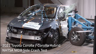 2021-2024 Toyota Corolla Corolla Hybrid Nhtsa Mdb Side Crash Test