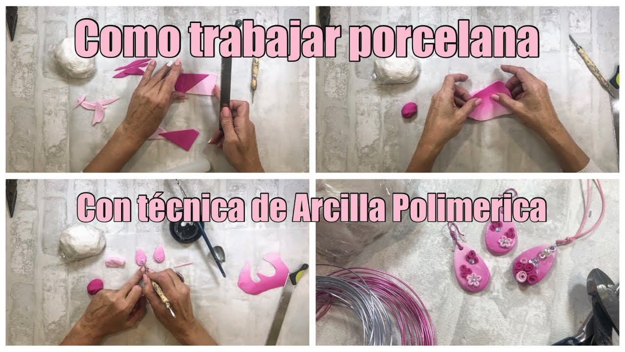 COMO TRABAJAR LA PORCELANA YOBI, CON TÉCNICAS DE POLIMÉRICA