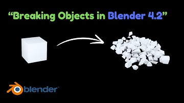 Blender 4.2 Tutorial - Breaking Objects Into Pieces.