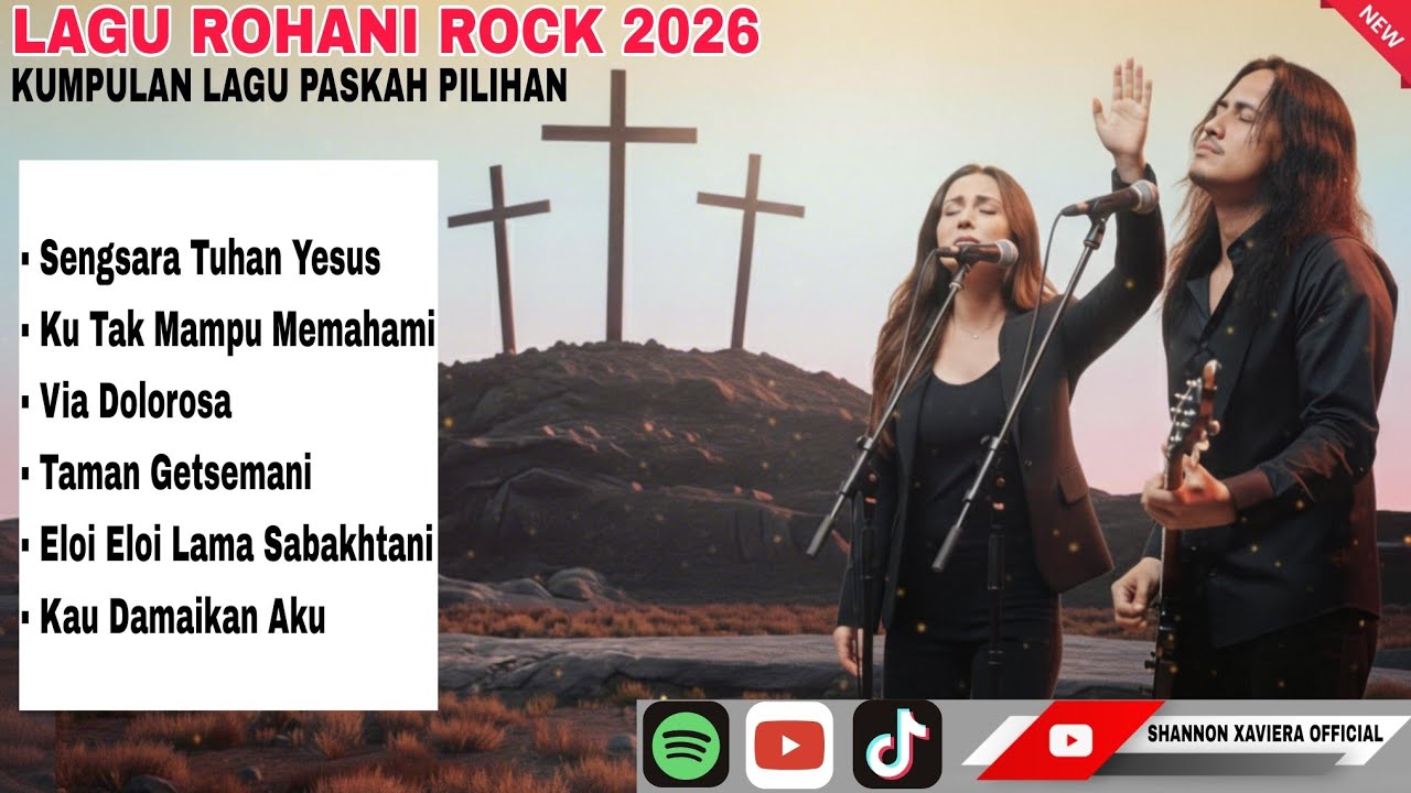 Lagu Rohani Rock 2026 | Kumpulan Lagu Paskah Pilihan – Tentang Salib & Pengorbanan Yesus