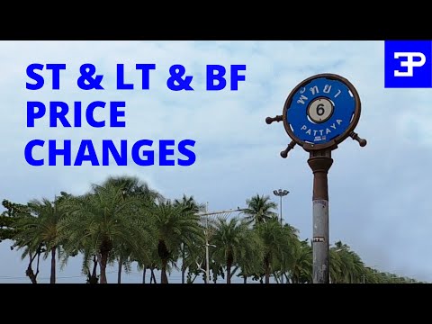 Pattaya Price changes ST - LT - BF