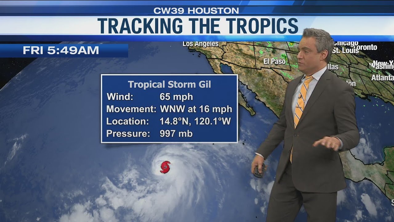 Saharan dust keeping Gulf quiet as Tropical Storm Gil keeps moving