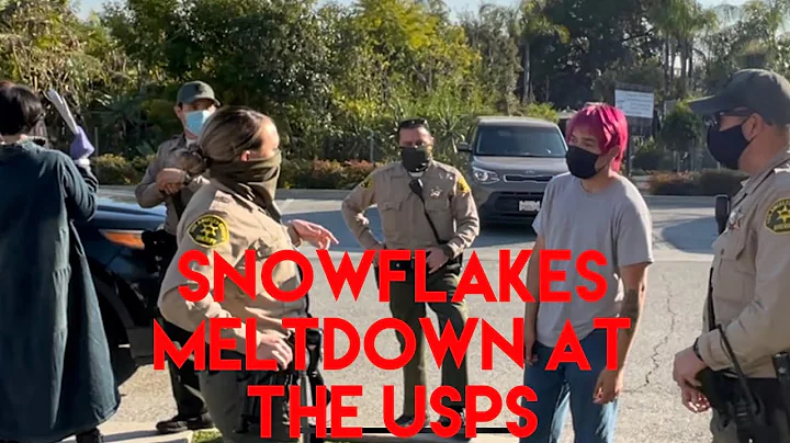 SNOWFLAKES MELTDOWN.AT THE USPS DUARTE .CALIFORNIA.
