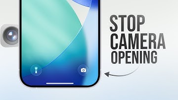 How to Stop Camera Opening on Lock Screen iPhone (tutorial)