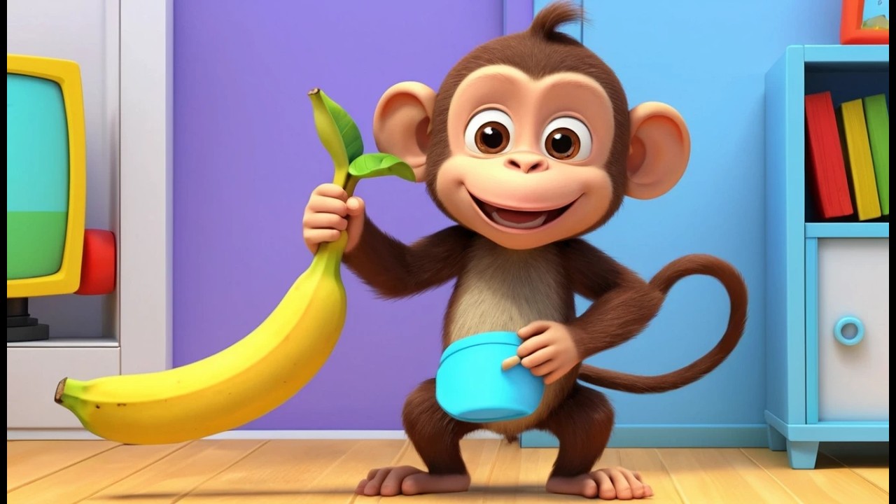 Обезьяна пытается починить телевизор бана