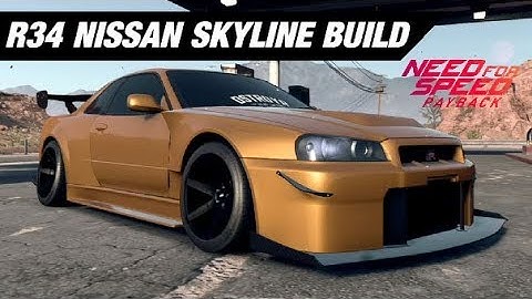 NFS Payback: Widebody R34 Skyline Customization