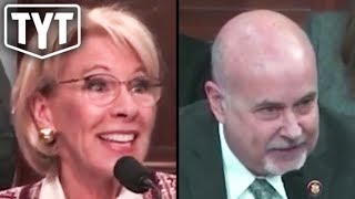 Betsy DeVos GRILLED By Democrat