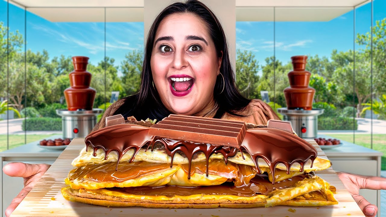 LASANHA DE KIT KAT | *ELE ME DESAFIOU E EU FIZ UMA RECEITA DE LASANHA DOCE