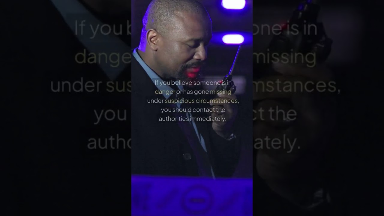 Don't wait 24 hours to file a missing person report