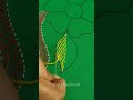 HAND EMBROIDERY: Latest Nakshi kantha stitch tutorial  নকশী কাঁথা ডিজাইন, কাঁথা টিউটোরিয়াল #shorts