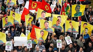 Proteste gegen Erdogan in Brüssel