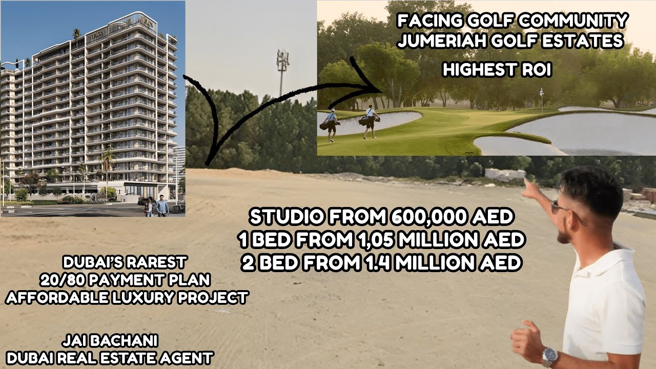 Dubai’s Rarest 20/80 Payment Plan | Affordable Luxury Apartments from 600K | Golf Views | High ROI