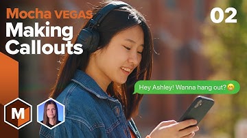 Mocha VEGAS: Callouts - Adding Tracked Graphics into VEGAS Pro