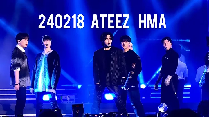20240218 HMA ATEEZ “Crazy Form + Bouncy" 31st Anniversary Hanteo Music Awards 2023 in SEOUL - DayDayNews