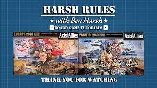 Harsh Rules: Let's Learn to Play  Axis & Allies: Global 1940