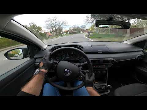 Dacia Spring Night Top Speed  POV Test Drive #849 Joe Black 