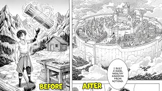 AFTER BANISHED, BLACKSMITH AWAKENS 'CREATION CHEAT MAGIC' & STARTS BUILDING AN EMPIRE | MANGA RECAP